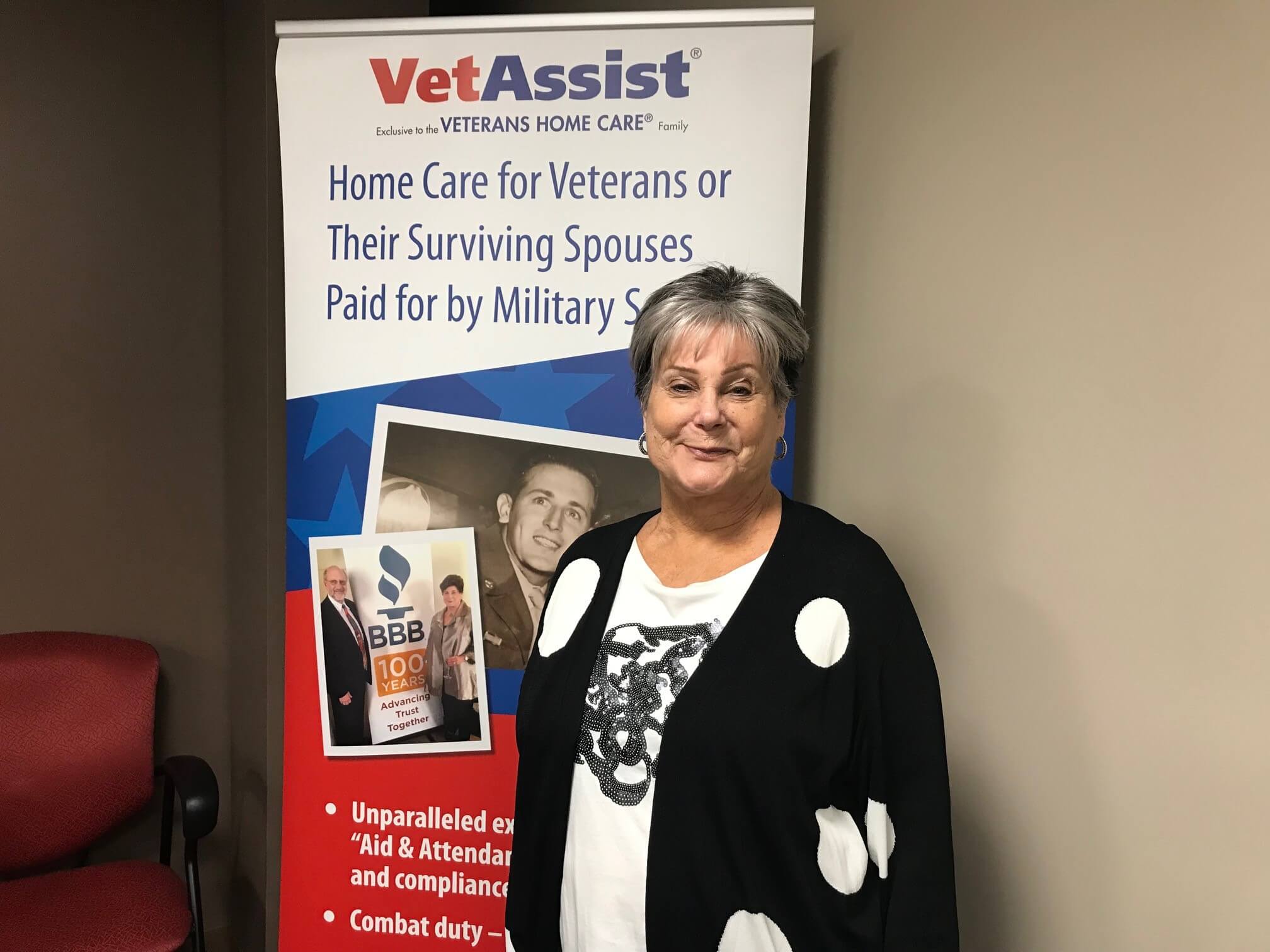 Bonnie Laiderman, founder of Veterans Home Care